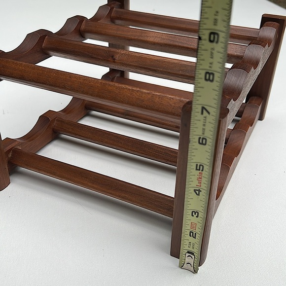 🍷70’s Wooden Wine Rack🍷 - Picture 4 of 4